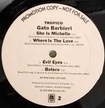 Load image into Gallery viewer, Gato Barbieri : Tropico (LP, Album, Promo)