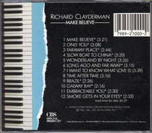 Load image into Gallery viewer, Richard Clayderman : Make Believe (CD, Album)