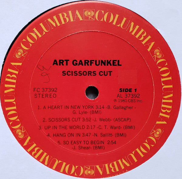 Buy Art Garfunkel Scissors Cut (LP, Album, Pit) Online for a great