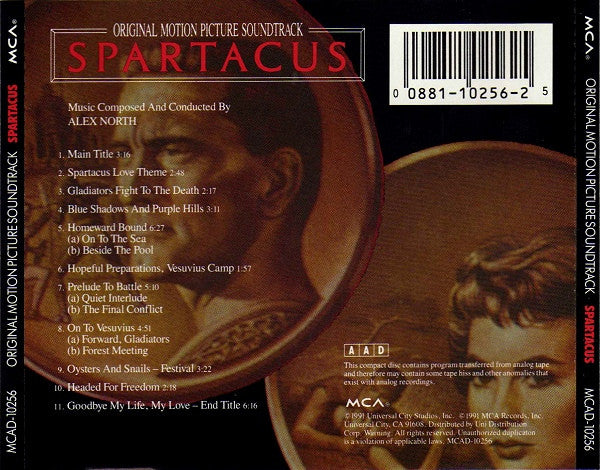 Buy Alex North : Spartacus (Original Motion Picture Soundtrack