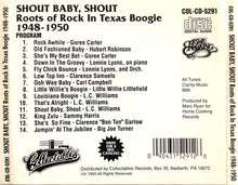 Laden Sie das Bild in den Galerie-Viewer, Various : Shout Baby, Shout (Roots Of Rock In Texas Boogie 1948-1950) (CD, Comp)