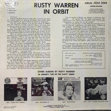 Load image into Gallery viewer, Rusty Warren : Rusty Warren In Orbit (LP, Album, Mono, Mon)
