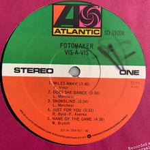 Load image into Gallery viewer, Fotomaker : Vis-à-Vis (LP, Album, RI)