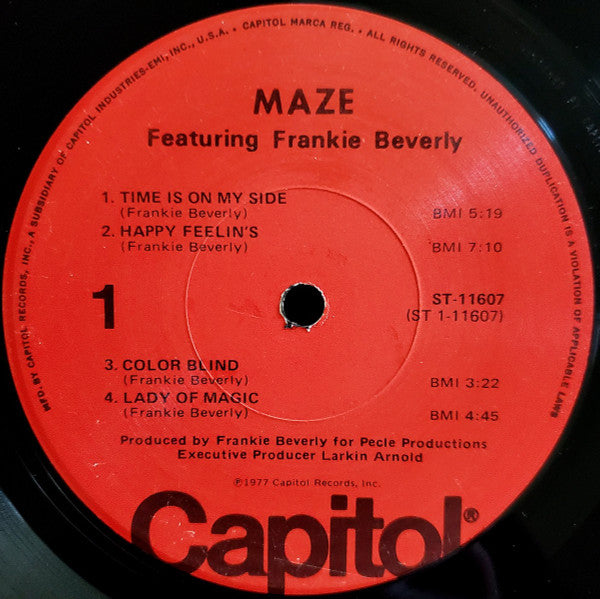 Buy Maze Featuring Frankie Beverly Maze Featuring Frankie Beverly (LP
