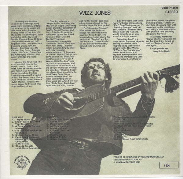 Buy Wizz Jones : Wizz Jones (LP, Album, RE + CD, Album, Mono, RE +