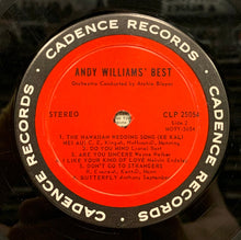 Load image into Gallery viewer, Andy Williams : Andy Williams' Best (LP, Comp, Ind)