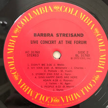 Load image into Gallery viewer, Barbra Streisand : Live Concert At The Forum (LP, Album, San)