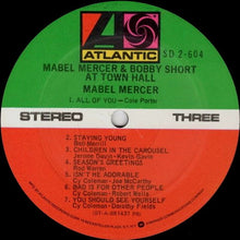Load image into Gallery viewer, Mabel Mercer & Bobby Short : Mabel Mercer & Bobby Short At Town Hall (2xLP, Album, RE, Pre)