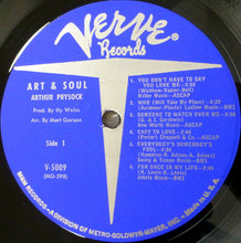 Laden Sie das Bild in den Galerie-Viewer, Arthur Prysock : Art & Soul (LP, Mono)
