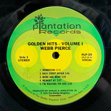 Load image into Gallery viewer, Webb Pierce : Golden Hits Volume 1 (LP, Comp, Ter)