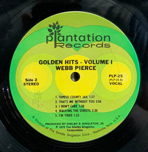 Load image into Gallery viewer, Webb Pierce : Golden Hits Volume 1 (LP, Comp, Ter)