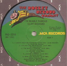 Charger l'image dans la galerie, Cliff Richard : I'm Nearly Famous (LP, Album, Glo)