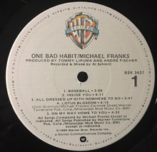 Load image into Gallery viewer, Michael Franks : One Bad Habit (LP, Album, Jac)