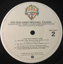 Load image into Gallery viewer, Michael Franks : One Bad Habit (LP, Album, Jac)