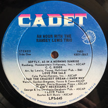 Charger l'image dans la galerie, The Ramsey Lewis Trio : An Hour With The Ramsey Lewis Trio (LP, Album, RE)