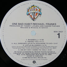 Load image into Gallery viewer, Michael Franks : One Bad Habit (LP, Album, Los)