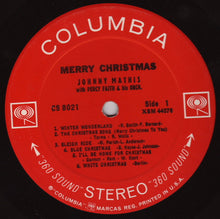 Load image into Gallery viewer, Johnny Mathis With Percy Faith And His Orchestra* : Merry Christmas (LP, Album, RE)
