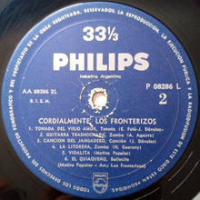 Load image into Gallery viewer, Los Fronterizos : Cordialmente, Los Fronterizos (LP, Album, Mono)