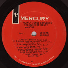Charger l'image dans la galerie, Quincy Jones : Quincy Jones Explores The Music Of Henry Mancini (LP, Album)