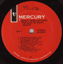 Charger l'image dans la galerie, Quincy Jones : Quincy Jones Explores The Music Of Henry Mancini (LP, Album)