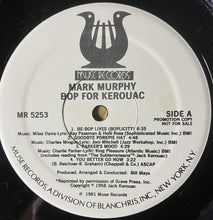 Load image into Gallery viewer, Mark Murphy : Bop For Kerouac (LP, Album, Promo)