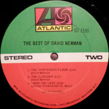 Load image into Gallery viewer, David Newman* : The Best Of David Newman (LP, Comp, RI )