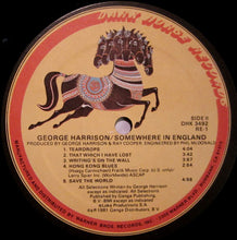 Load image into Gallery viewer, George Harrison : Somewhere In England (LP, Album, Spe)