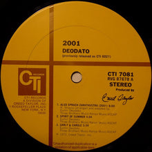 Load image into Gallery viewer, Deodato* : 2001 (LP, Album, RE, Emb)