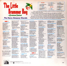 Laden Sie das Bild in den Galerie-Viewer, The Harry Simeone Chorale : The Little Drummer Boy: A Christmas Festival (LP, Album, RE)