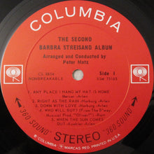 Laden Sie das Bild in den Galerie-Viewer, Barbra Streisand : The Second Barbra Streisand Album (LP, Album, 7)