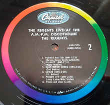 Laden Sie das Bild in den Galerie-Viewer, The Regents (5) : The Regents Live At The A.M.-P.M. Discothèque (LP, Album, Mono)