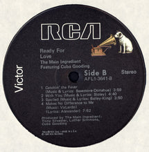 Load image into Gallery viewer, The Main Ingredient Featuring Cuba Gooding : Ready For Love (LP, Album)