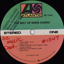 Load image into Gallery viewer, Eddie Harris : The Best Of Eddie Harris (LP, Comp, RP, Spe)
