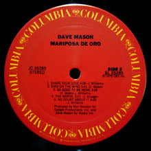 Charger l'image dans la galerie, Dave Mason : Mariposa De Oro (LP, Album, Pit)