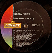 Load image into Gallery viewer, Bobby Vee : Bobby Vee's Golden Greats (LP, Comp, Mono)