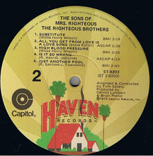 Charger l'image dans la galerie, The Righteous Brothers : The Sons Of Mrs. Righteous (LP, Album)