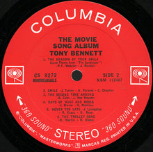 Load image into Gallery viewer, Tony Bennett : The Movie Song Album (LP, Album, Ter)