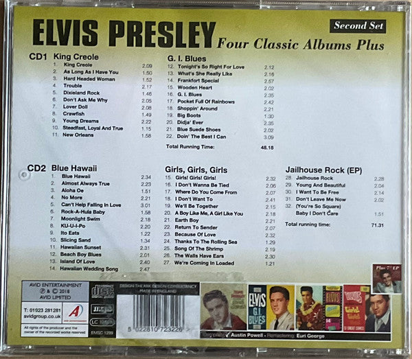 Elvis Presley - Four Classic Albums Plus (Second Set) - CD