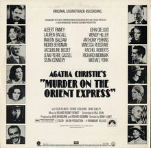 Load image into Gallery viewer, Richard Rodney Bennett : Agatha Christie's Murder On The Orient Express (Original Soundtrack Recording) (LP, Album, Jac)