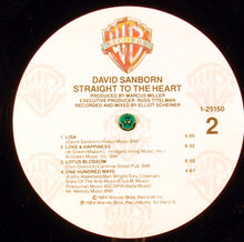 Load image into Gallery viewer, David Sanborn : Straight To The Heart (LP, Album, Spe)