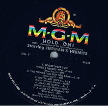 Charger l'image dans la galerie, Herman's Hermits : Hold On! (LP, Album, Mono)