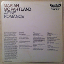 Load image into Gallery viewer, Marian McPartland : A Fine Romance (LP)