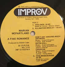 Load image into Gallery viewer, Marian McPartland : A Fine Romance (LP)