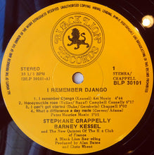 Load image into Gallery viewer, Stéphane Grappelli / Barney Kessel With The New Hot Club Quintet : I Remember Django (LP)