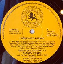 Load image into Gallery viewer, Stéphane Grappelli / Barney Kessel With The New Hot Club Quintet : I Remember Django (LP)