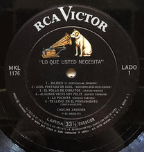 Charger l'image dans la galerie, Chucho Zarzosa Y Su Orquesta* : Lo Que Usted Necesita (LP, Album)