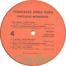 Laden Sie das Bild in den Galerie-Viewer, Tennessee Ernie Ford : Precious Memories (2xLP, Comp, Los)