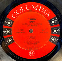 Load image into Gallery viewer, Andy Williams : "Danny Boy" And Other Songs I Love To Sing (LP, Album, Mono, Ter)
