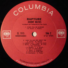 Load image into Gallery viewer, Johnny Mathis : Rapture (LP, Album, Mono)