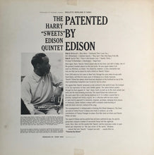 Load image into Gallery viewer, The Harry "Sweets" Edison Quintet : Patented By Edison (LP, Album, Mono)